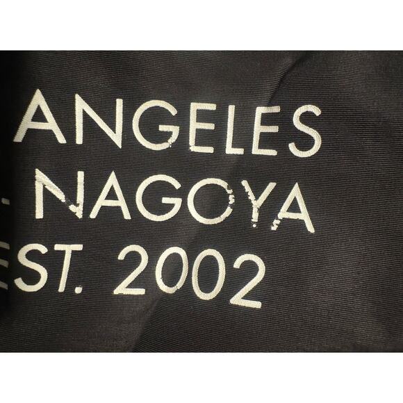 HUF Worldwide Anorak Jacket Mens M Black Flags Half Zip Skateboarder Streetwear - Picture 9 of 13